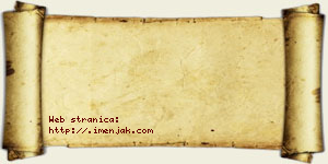 Jeremija Dimitrijević vizit kartica